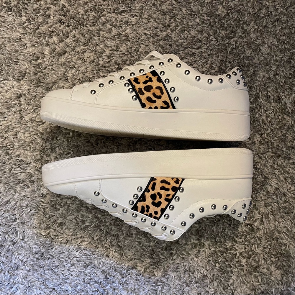 STEVE MADDEN Belle leopard sneaker. Size 10, new, never worn! - Picture 3 of 5
